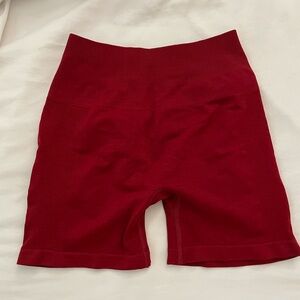 Alphalete Red Amplify Shorts